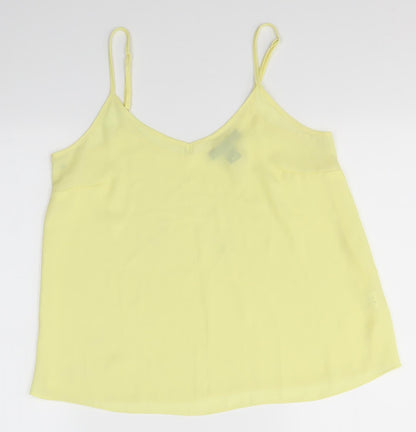 Primark Womens Yellow   Camisole Blouse Size 10