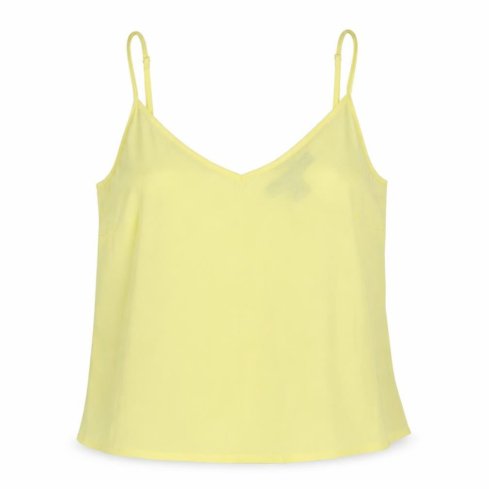 Womens UK Size 10 Primark Yellow Camisole Blouse