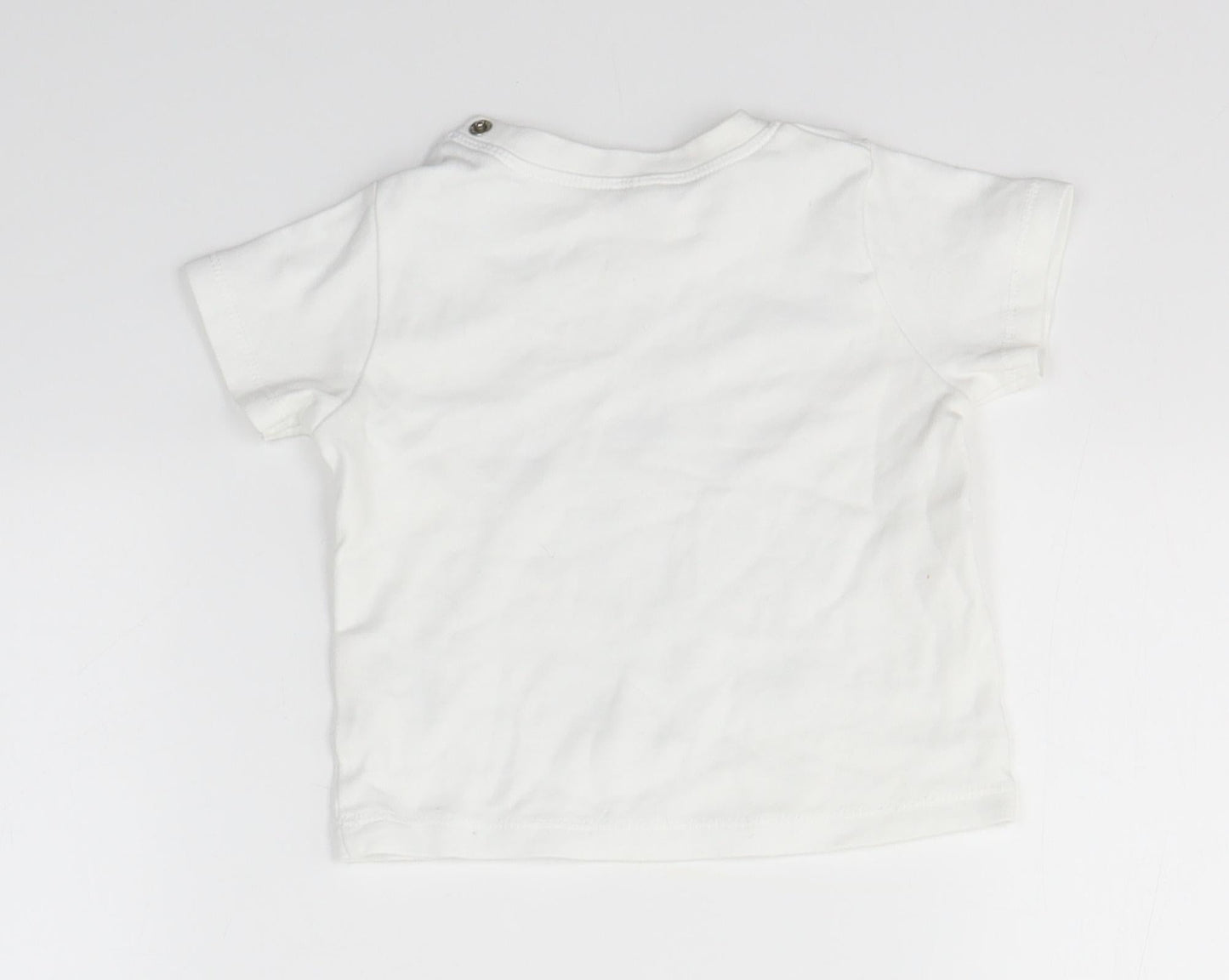 Babybugz Baby White   Basic T-Shirt Size 6-9 Months  - ST. PATRICK'S DAY