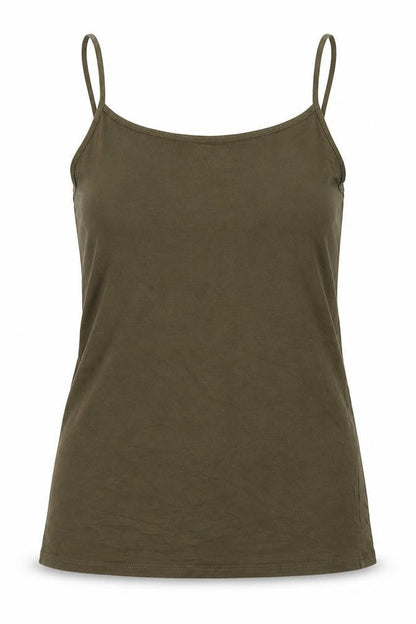 Front view of Dunnes women’s green vest jumper, size L
