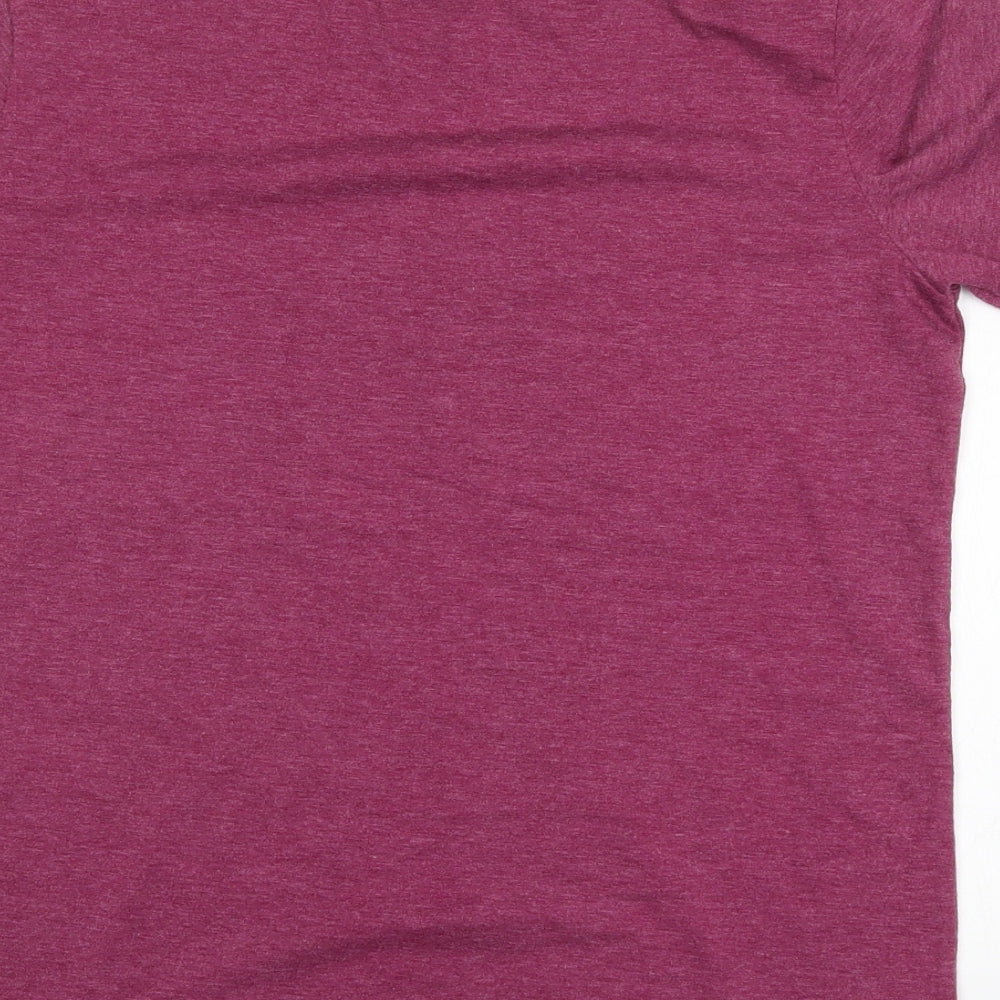 Womens UK Size S Preworn Purple Basic T-Shirt