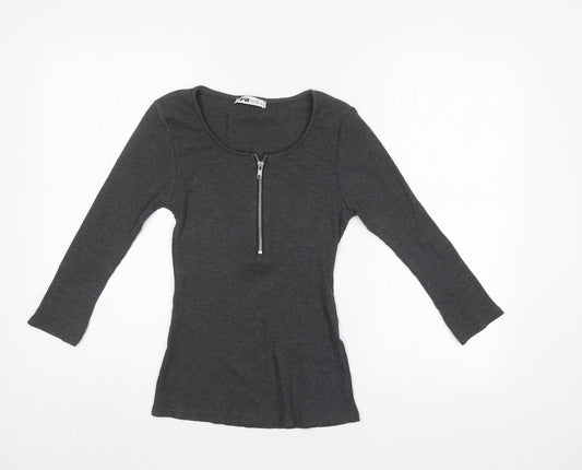 Womens UK Size L FB Sister Grey Pullover Jumper