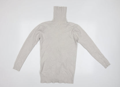 silver swan Womens Ivory Argyle/Diamond  Pullover Jumper Size L