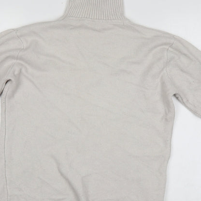 silver swan Womens Ivory Argyle/Diamond  Pullover Jumper Size L