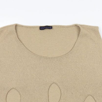 Classics Womens Beige   Jersey Tank Size S