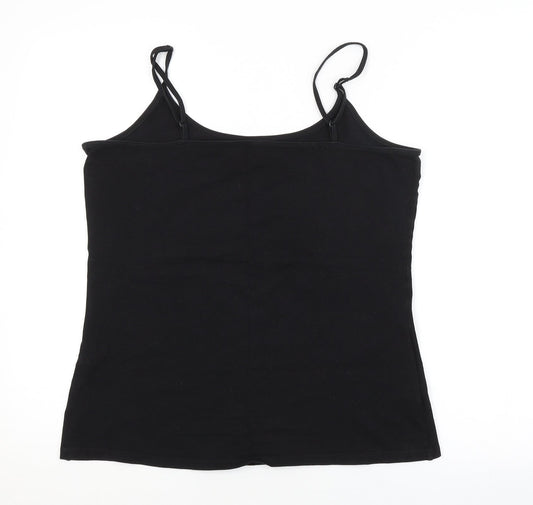 Papaya Womens Black   Basic Tank Size 18