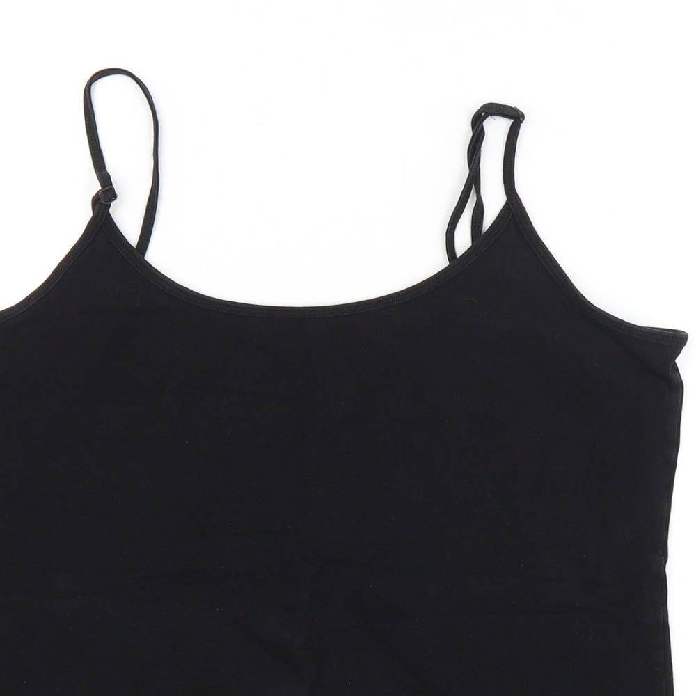 Papaya Womens Black   Basic Tank Size 18