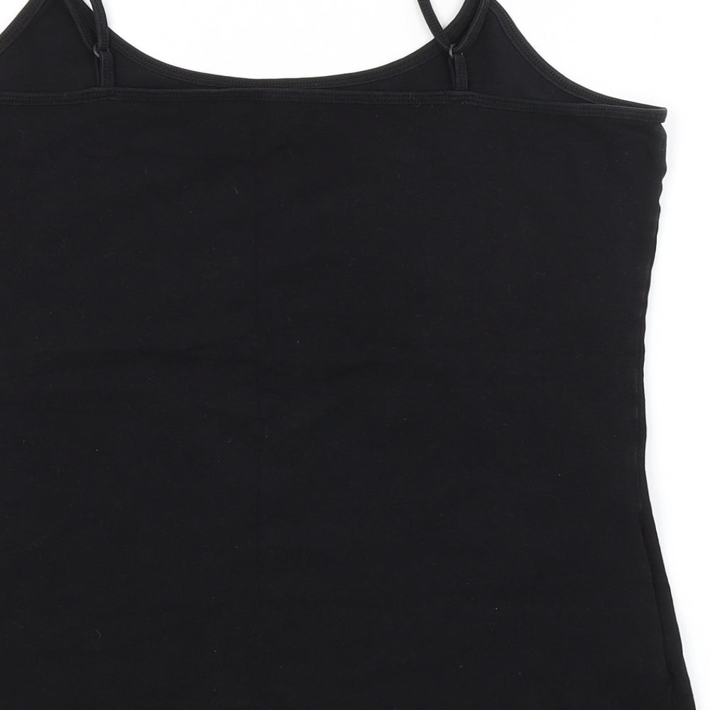 Papaya Womens Black   Basic Tank Size 18