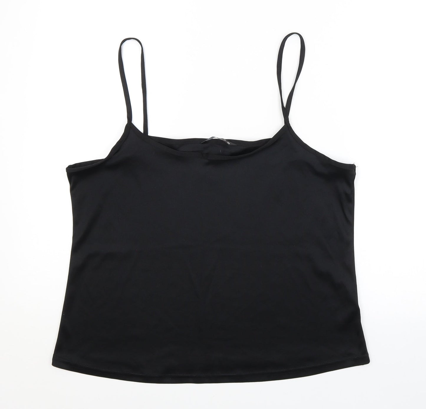 Womens UK Size 20 BM Black Basic Tank