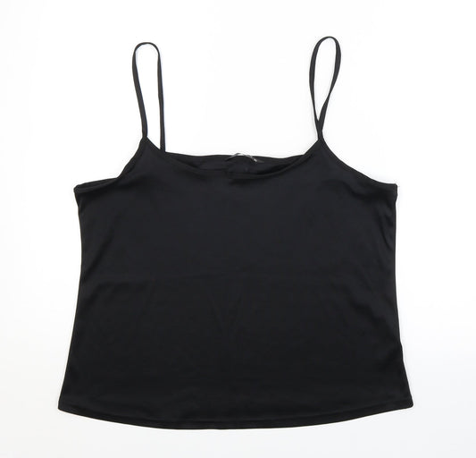 Womens UK Size 20 BM Black Basic Tank