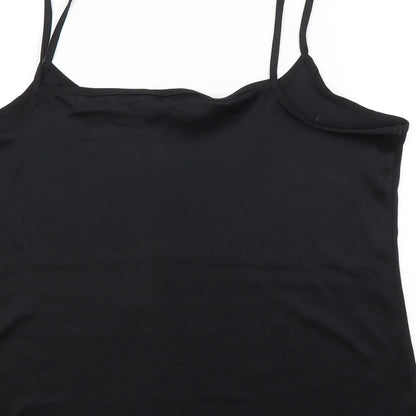 Womens UK Size 20 BM Black Basic Tank