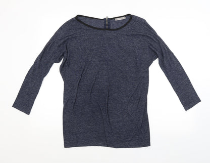 Womens UK Size 6 Atmosphere Blue Basic T-Shirt
