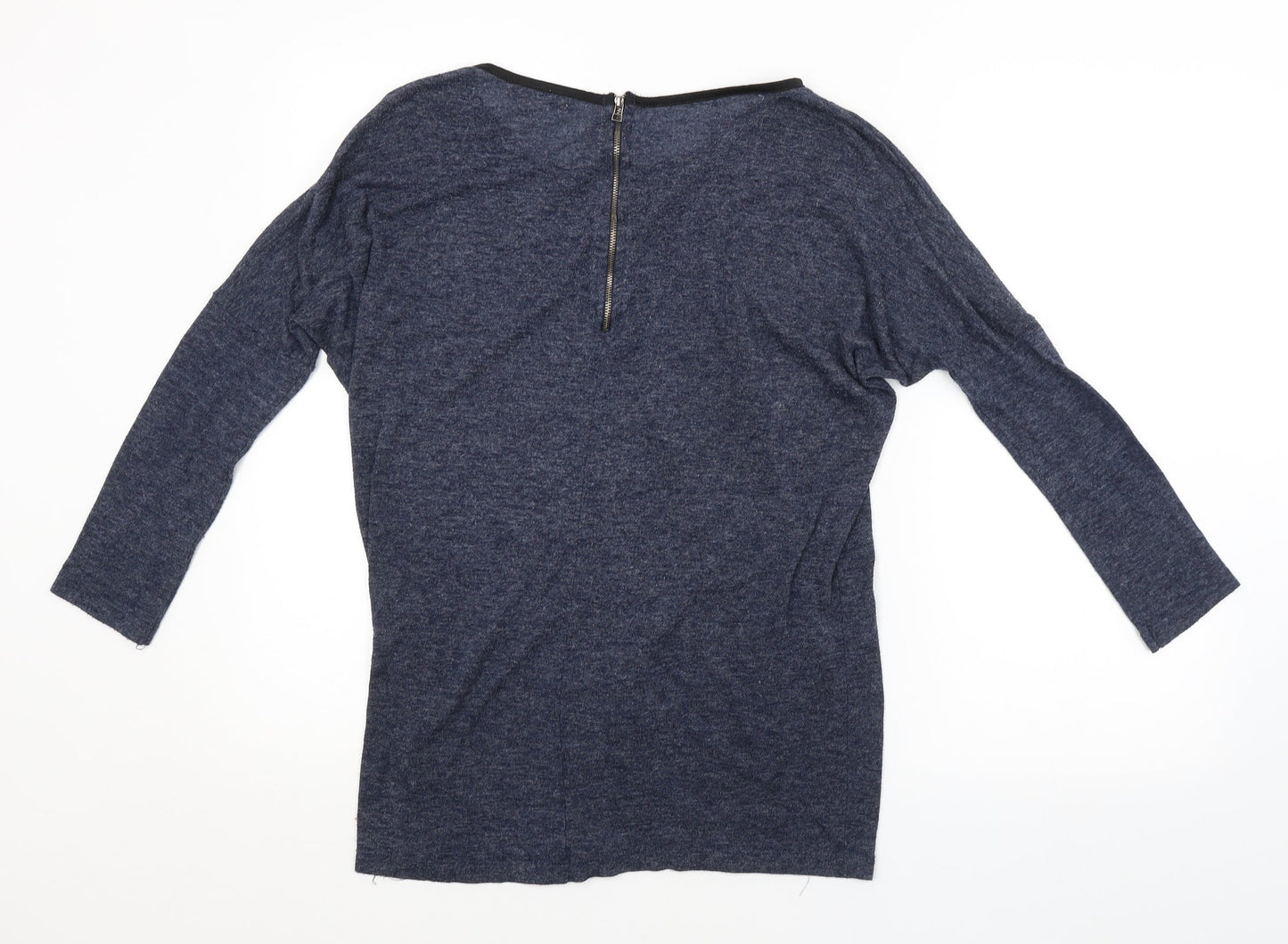Womens UK Size 6 Atmosphere Blue Basic T-Shirt