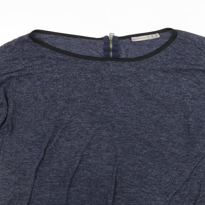 Womens UK Size 6 Atmosphere Blue Basic T-Shirt