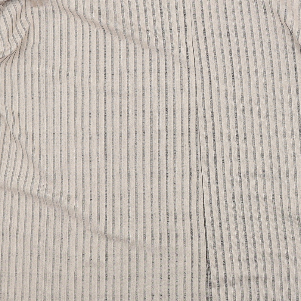 Womens UK Size 12 Missguided Beige Basic Blouse