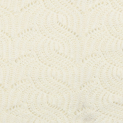 Womens UK Size 10 Miss Selfridge White Pullover Jumper