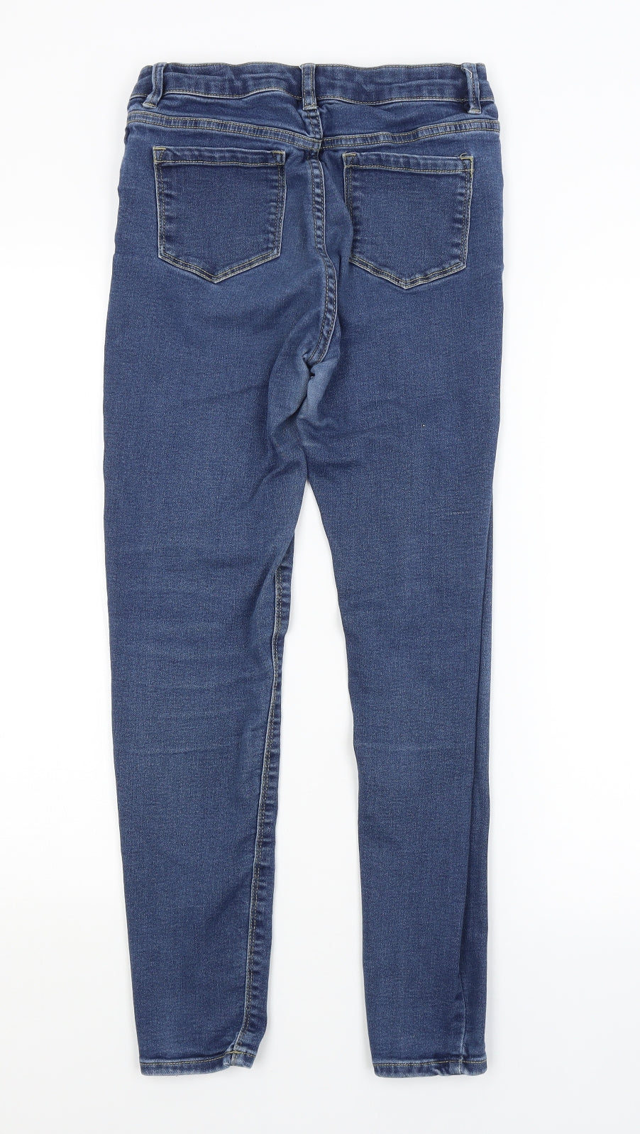 DENIM 365 Womens Blue Striped  Skinny Jeans Size 10 L26 in