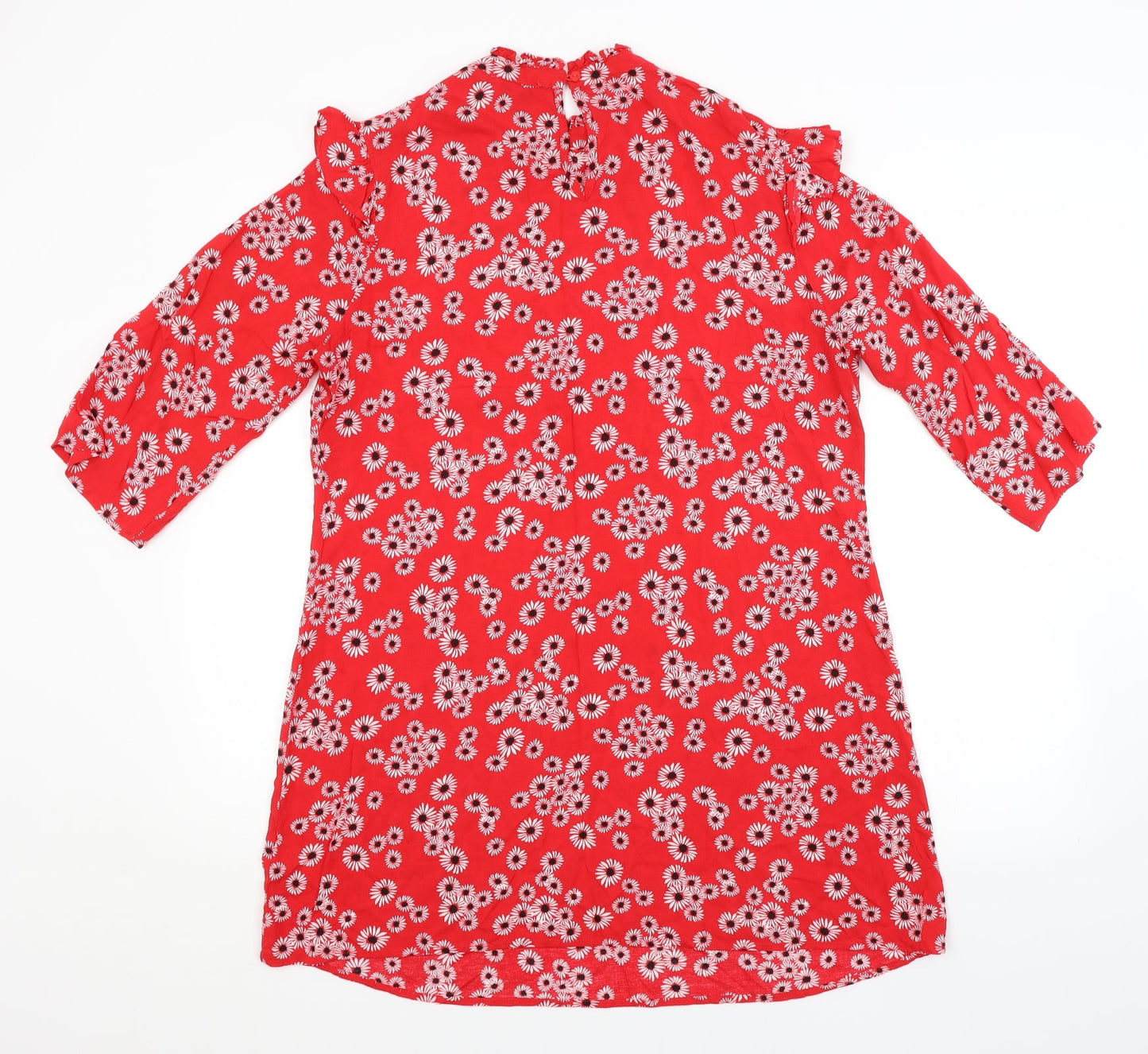 Papaya Womens Red Floral  A-Line  Size 14