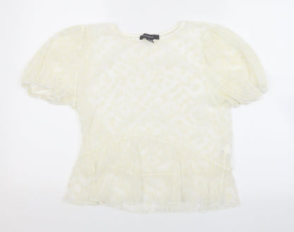 Primark Womens White   Basic Blouse Size 10