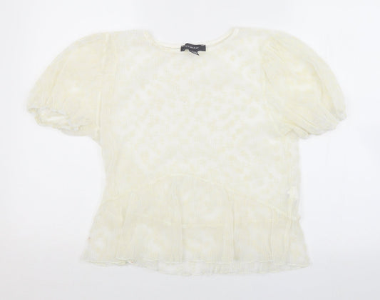 Primark Womens White   Basic Blouse Size 10