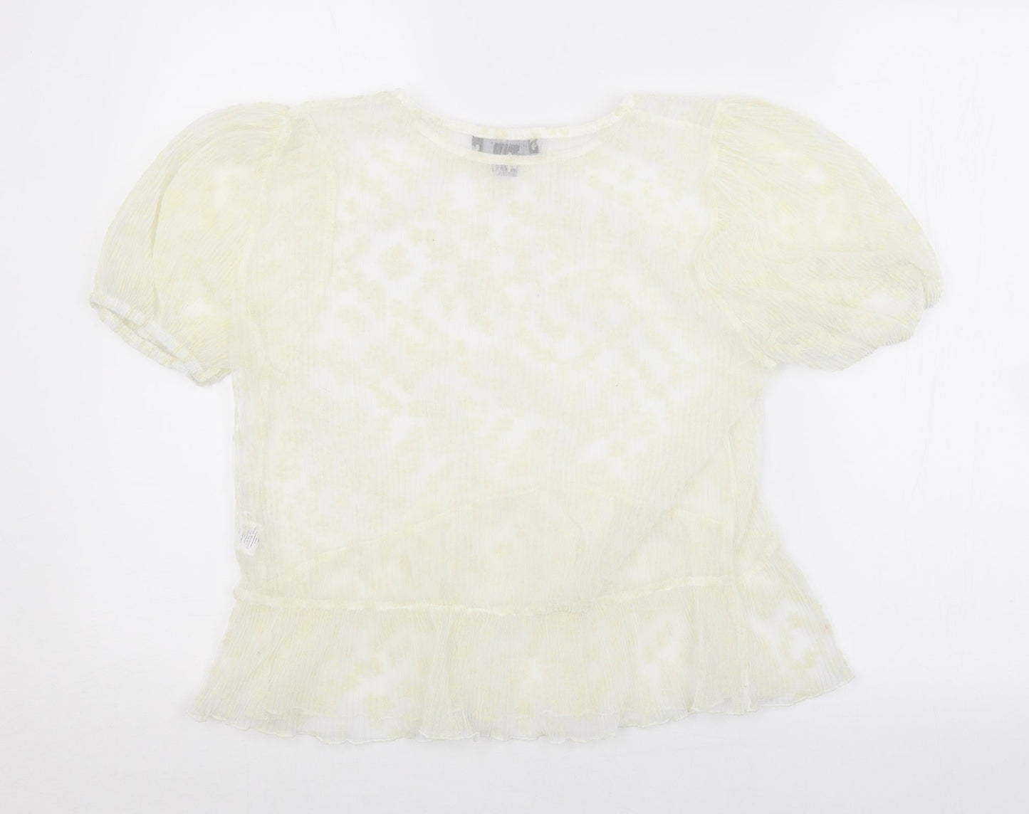 Primark Womens White   Basic Blouse Size 10
