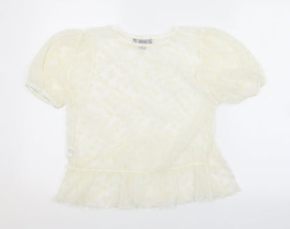 Primark Womens White   Basic Blouse Size 10