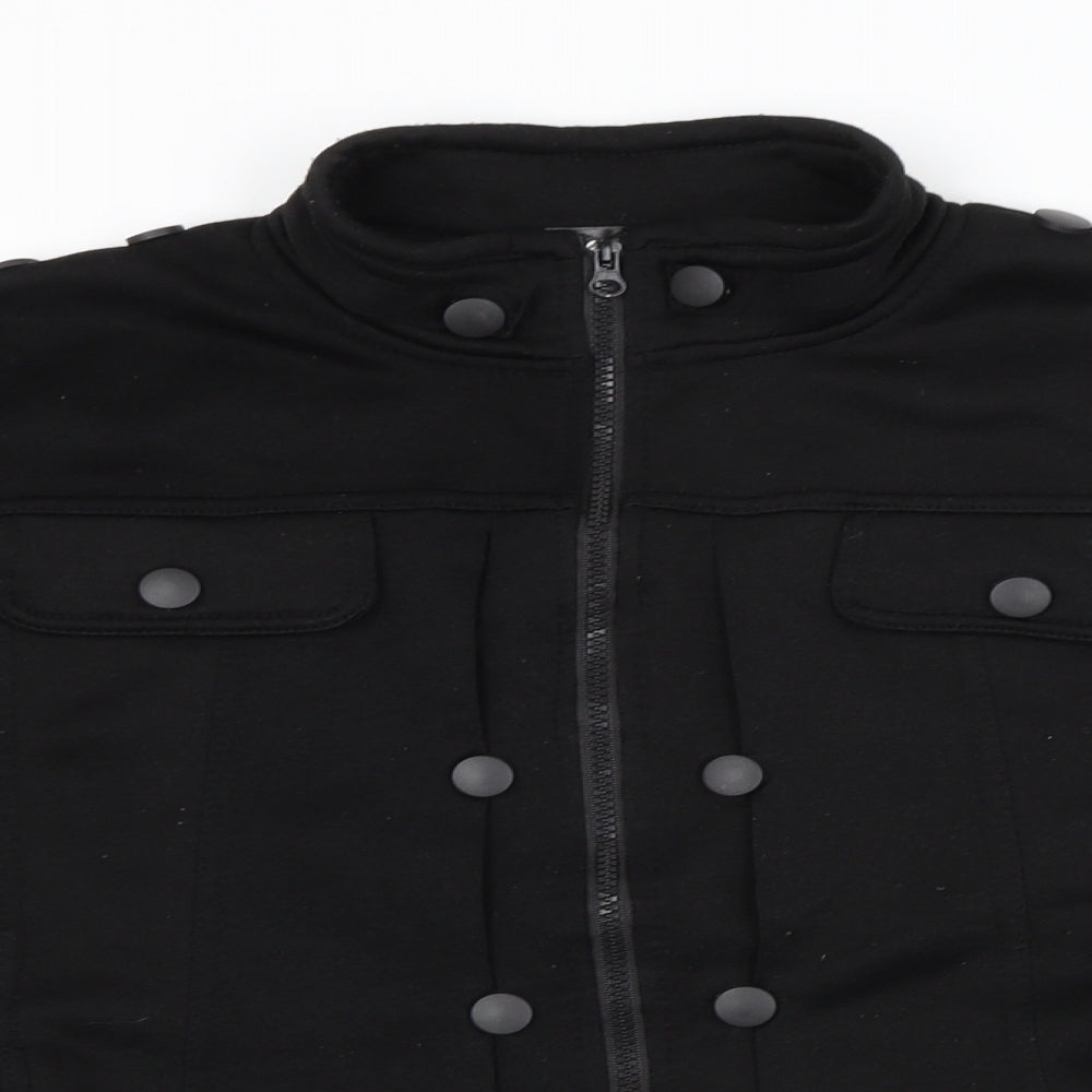 Womens UK Size L Preworn Black Jacket