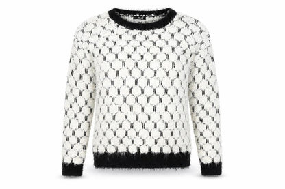 Womens UK Size XS Quiz White Pullover Jumper