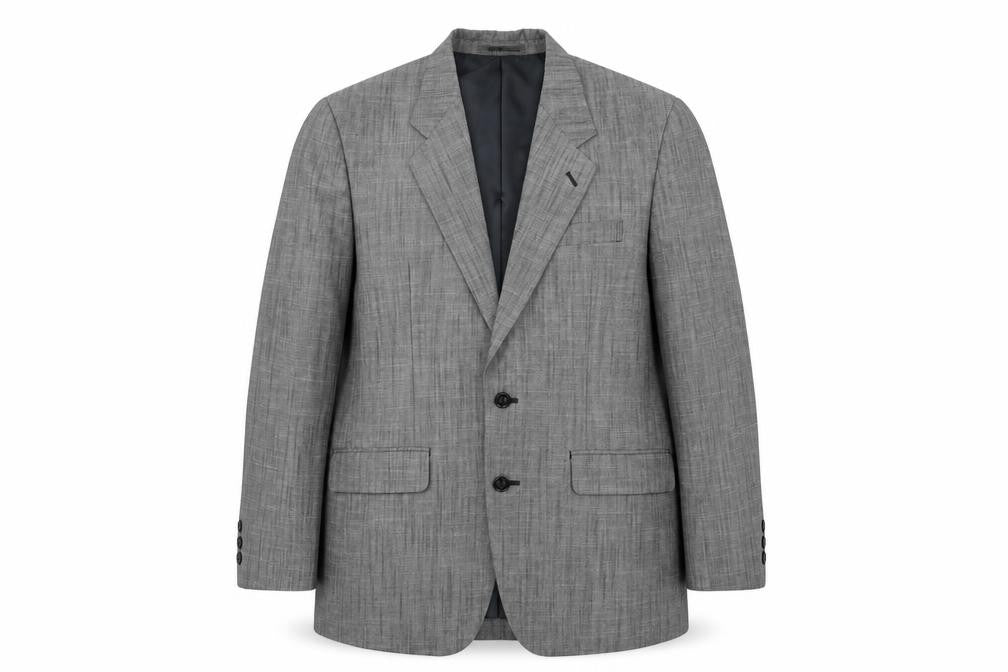 Front view of Jive women’s grey jacket blazer, size M
