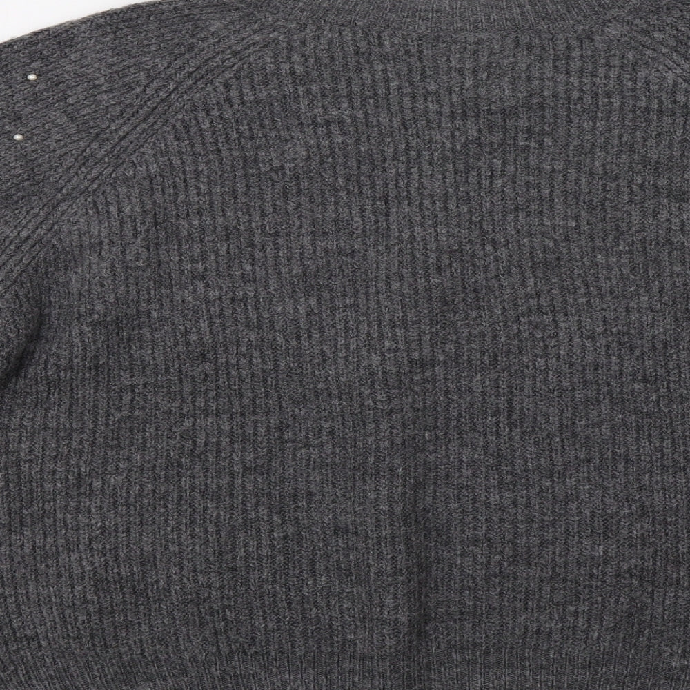 Womens UK Size M M&S Grey Pullover Jumper