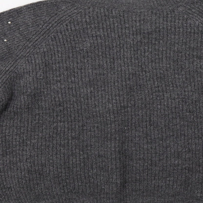 Womens UK Size M M&S Grey Pullover Jumper
