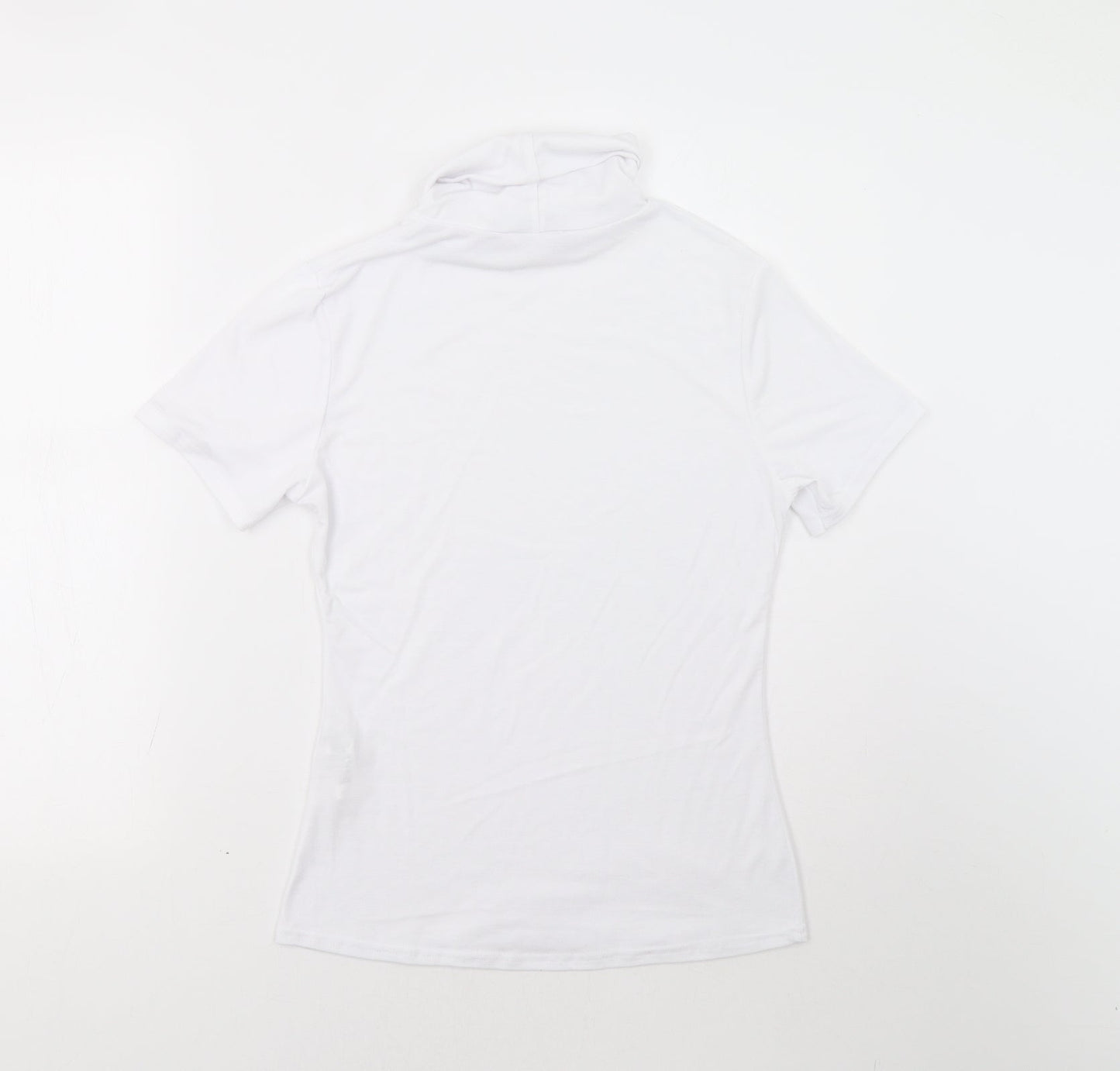 Boohoo Womens White   Basic Blouse Size 14