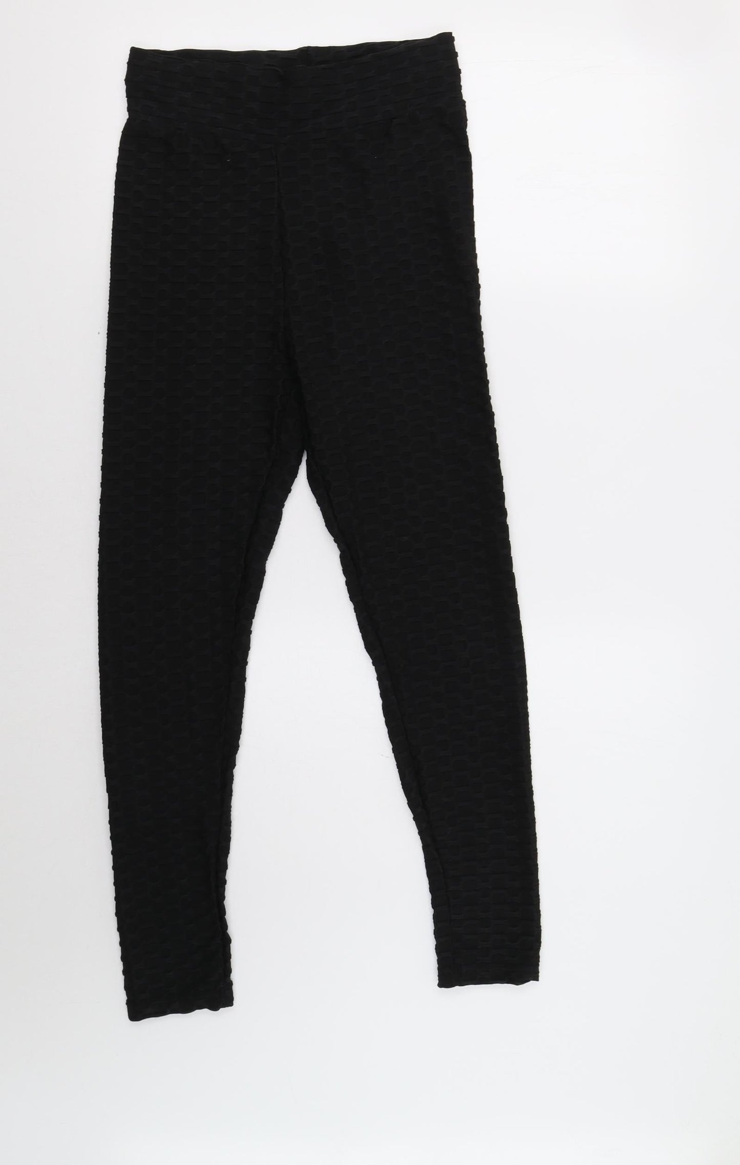 Womens UK Size M Preworn  Jegging Black Leggings