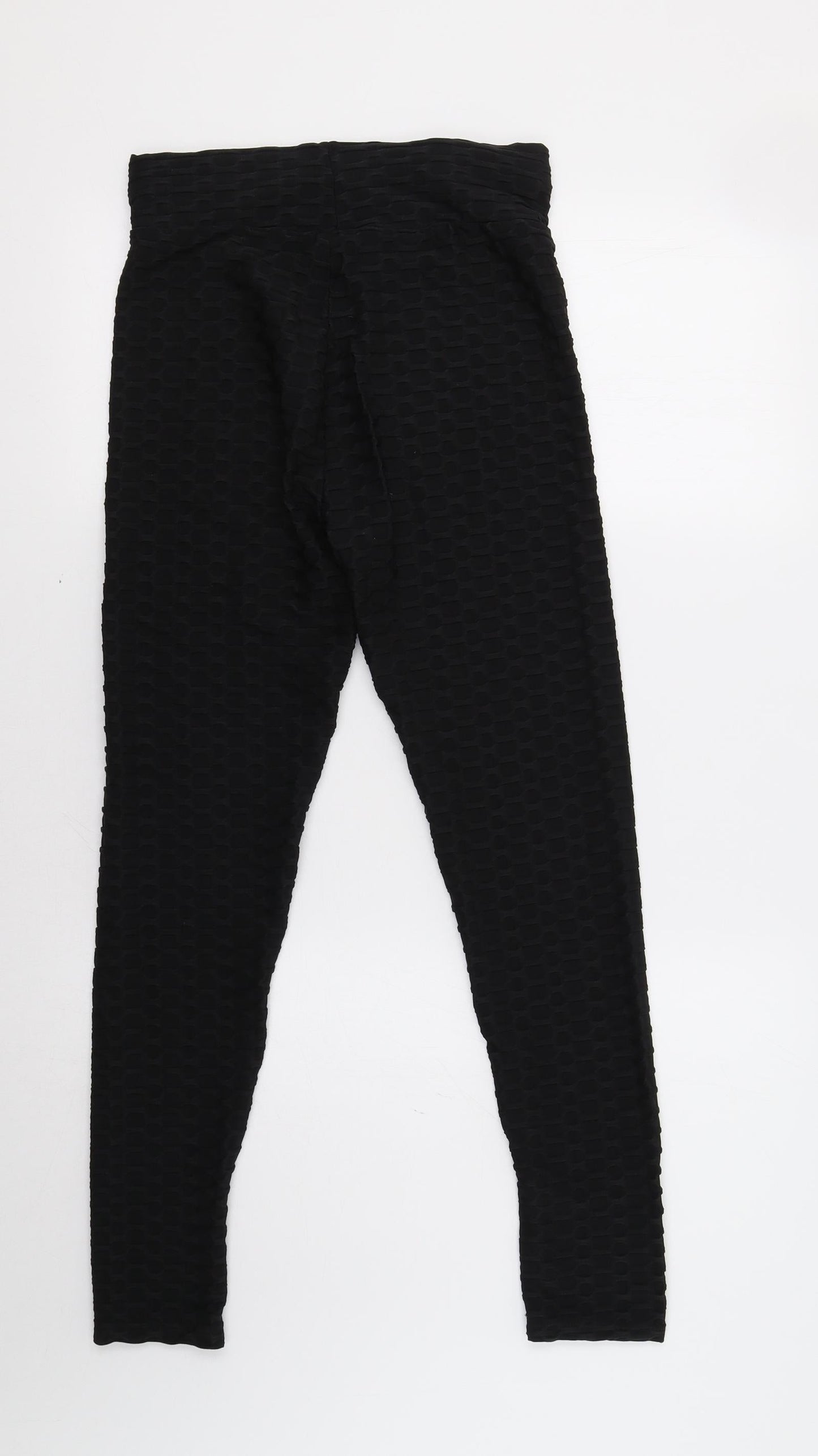 Womens UK Size M Preworn  Jegging Black Leggings