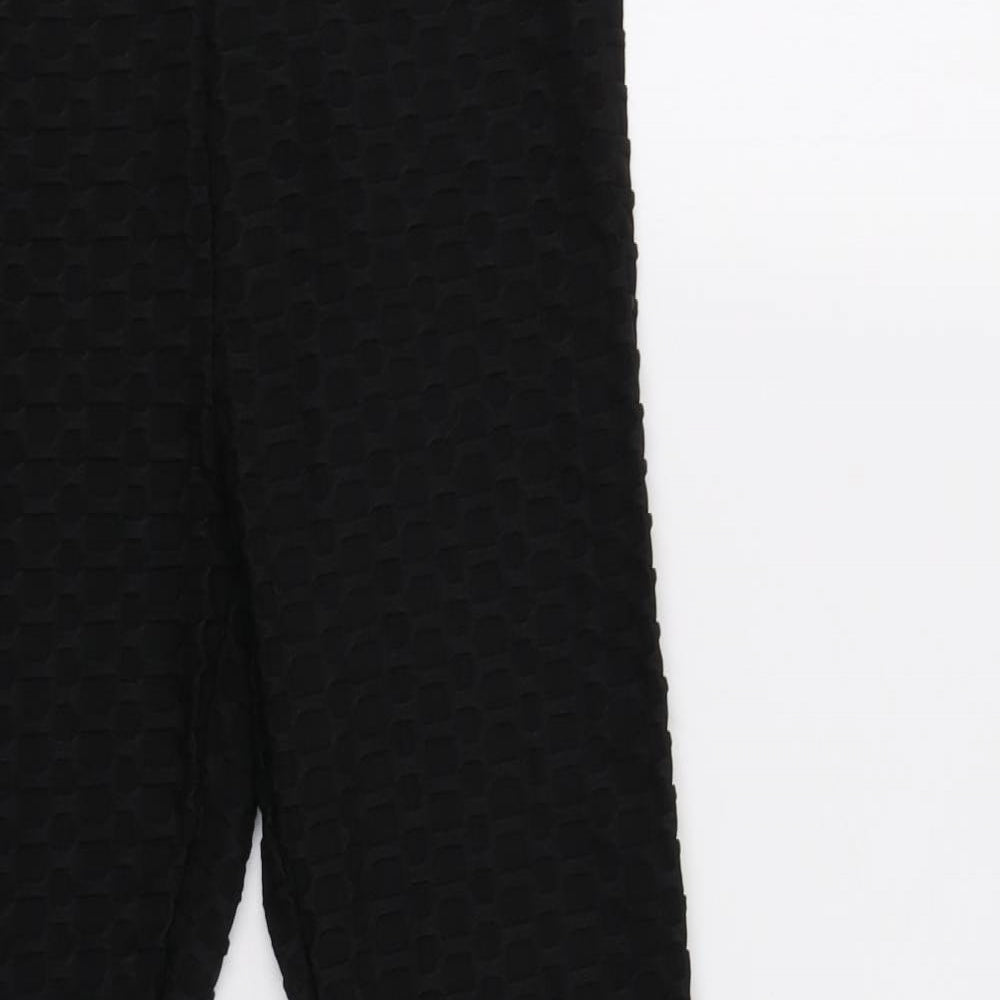Womens UK Size M Preworn  Jegging Black Leggings