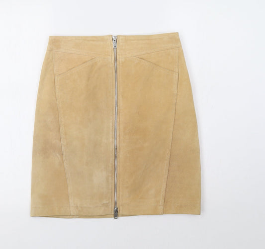MNG Womens Beige   Mini Skirt Size S