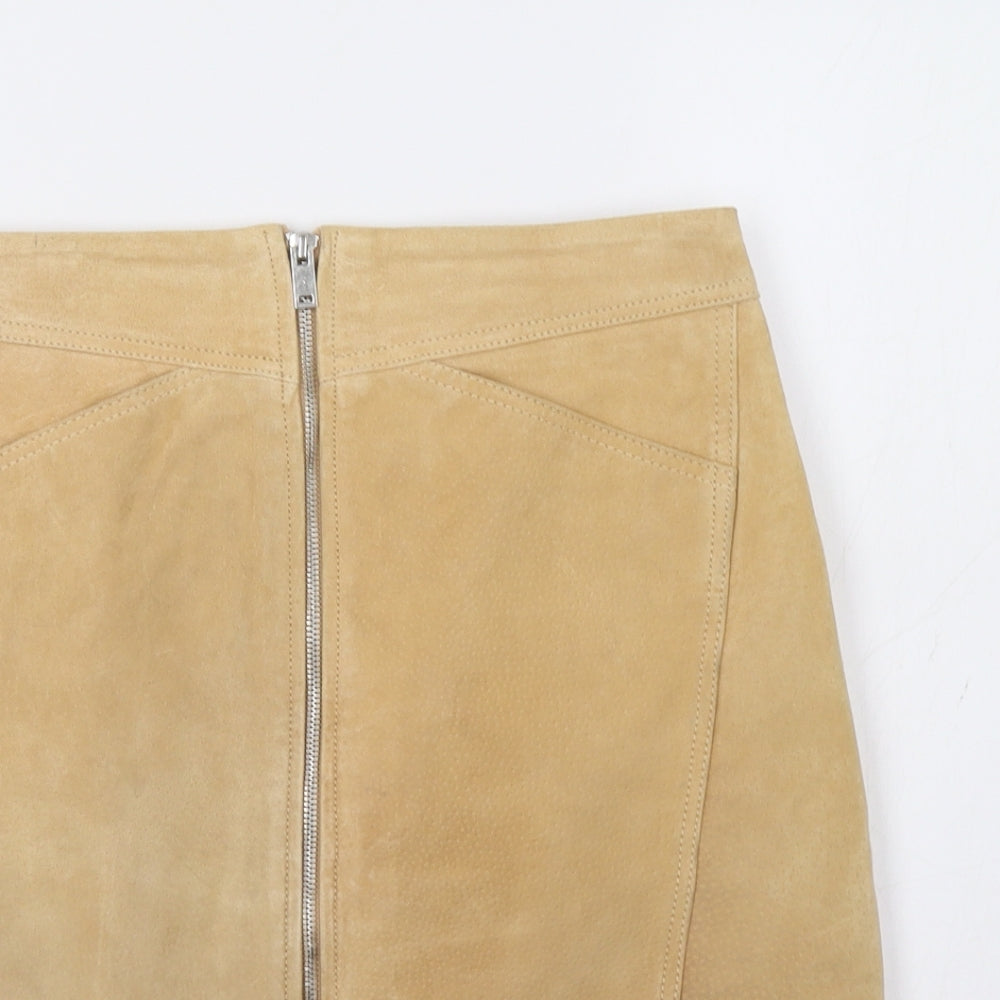 MNG Womens Beige   Mini Skirt Size S