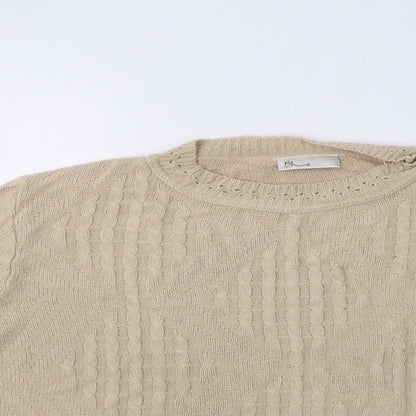 BHS Womens Beige   Pullover Jumper Size 16