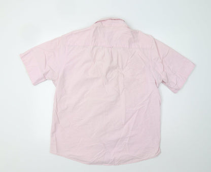 Primark Mens Pink    Button-Up Size XL