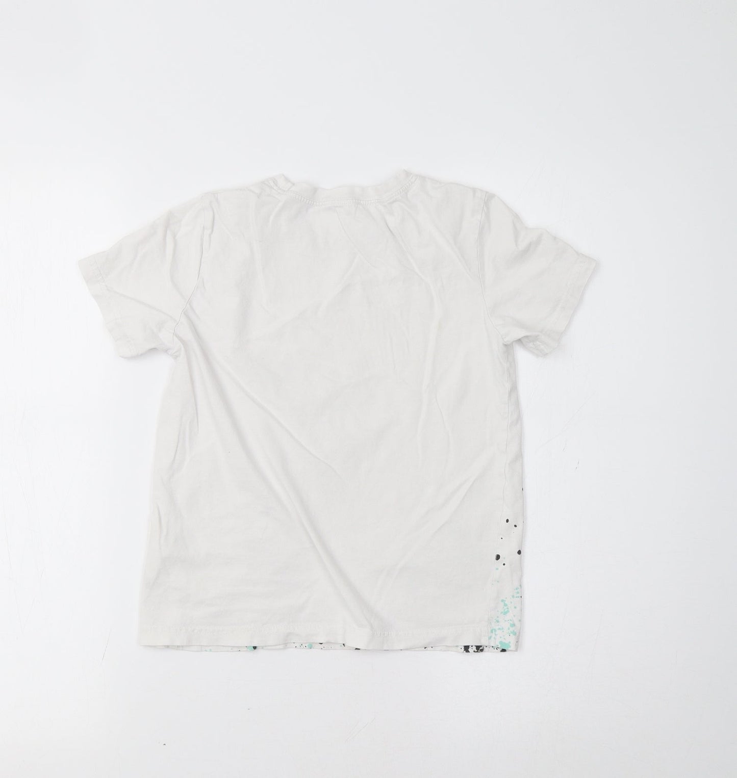 H&M Girls White   Basic Polo Size 8-9 Years