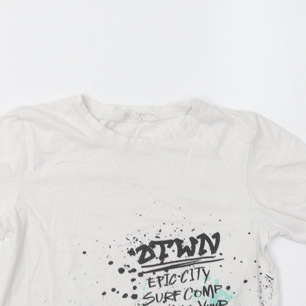 H&M Girls White   Basic Polo Size 8-9 Years