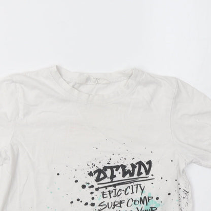H&M Girls White   Basic Polo Size 8-9 Years