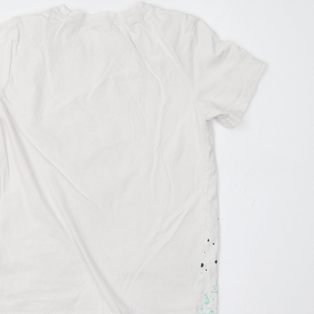 H&M Girls White   Basic Polo Size 8-9 Years