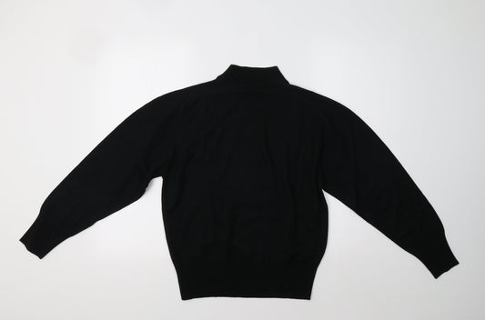 Womens UK Size S Escorpion Black Pullover Jumper