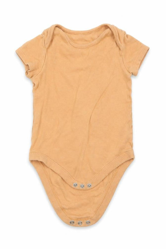 Front view of F&F Baby Brown One-Piece, size 12-18, Months