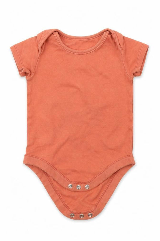 Front view of F&F Baby Brown One-Piece, size 12-18, Months