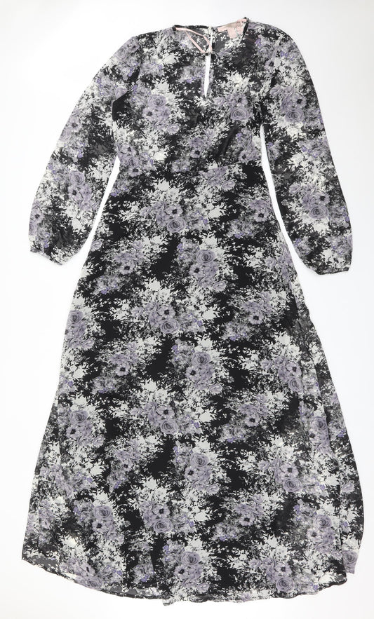 FOREVER 21 Womens Multicoloured Floral  Fit & Flare  Size S