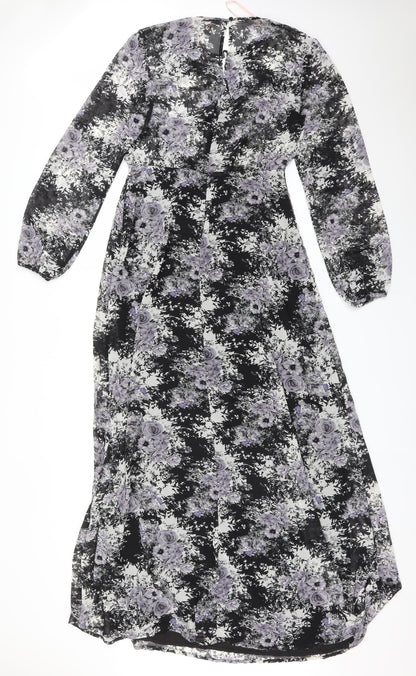 FOREVER 21 Womens Multicoloured Floral  Fit & Flare  Size S