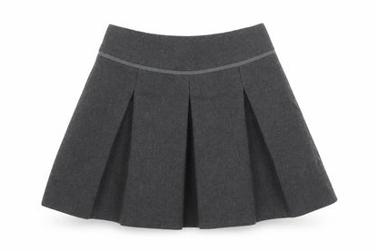 TU Girls Grey   Pleated Skirt Size 6 Years