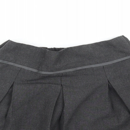 TU Girls Grey   Pleated Skirt Size 6 Years